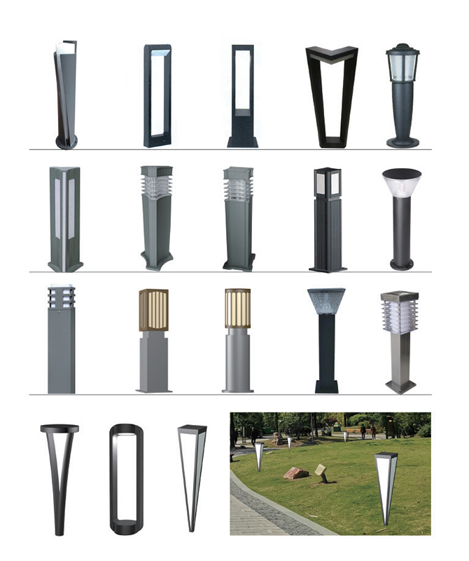 CPD-041 ~ CPD-058 Lumina de gazon LED