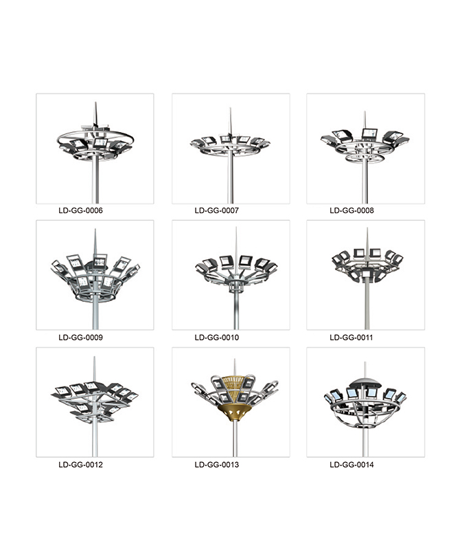 LD-GG-0006 ~ LD-GG-0014 Lampa de stradă cu pol înalt