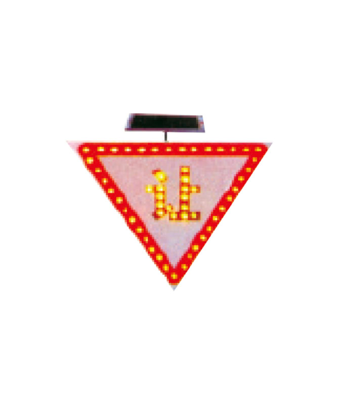 Sy-6f Lumina de semnal intermitent galben solar