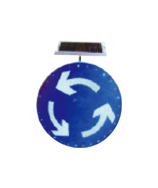 SY-7H Lumina de semnal intermitent galben solar